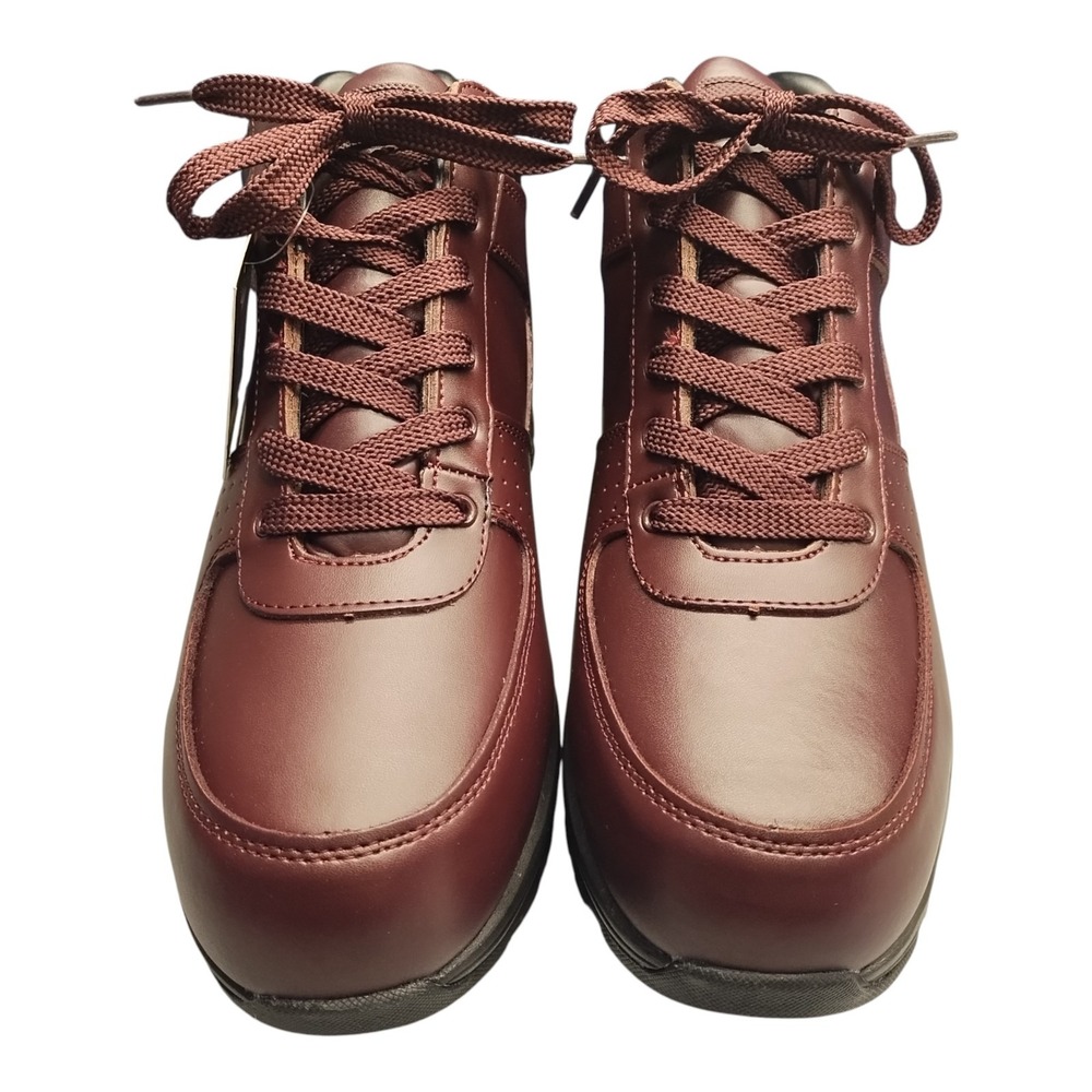 Mountain Gear D-Day LE 2 Boots Mens 11.5 Burgundy Black Leather Lace Up 31635121